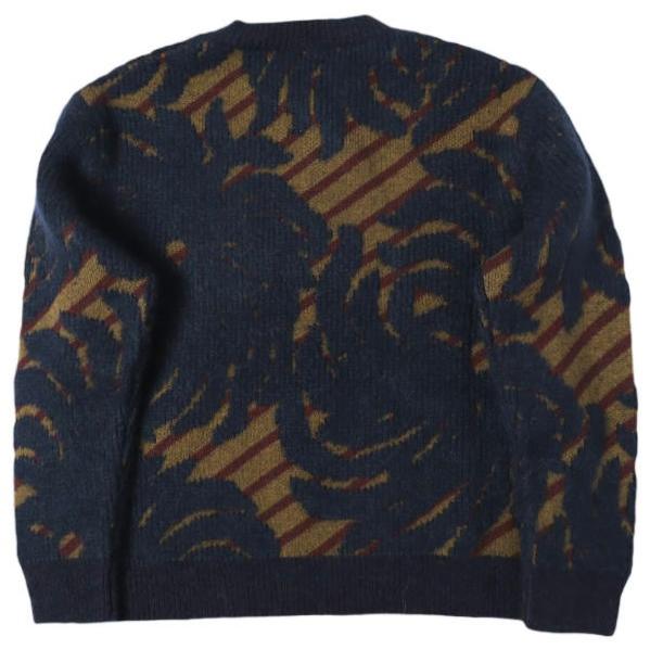 新品 DRIES VAN NOTEN ドリスヴァンノッテン 25AW TELA 2725 W.K.SWEATER ウールアルパカ ジャガードニット M NAVY セーター 定価143,000円 |  | 01
