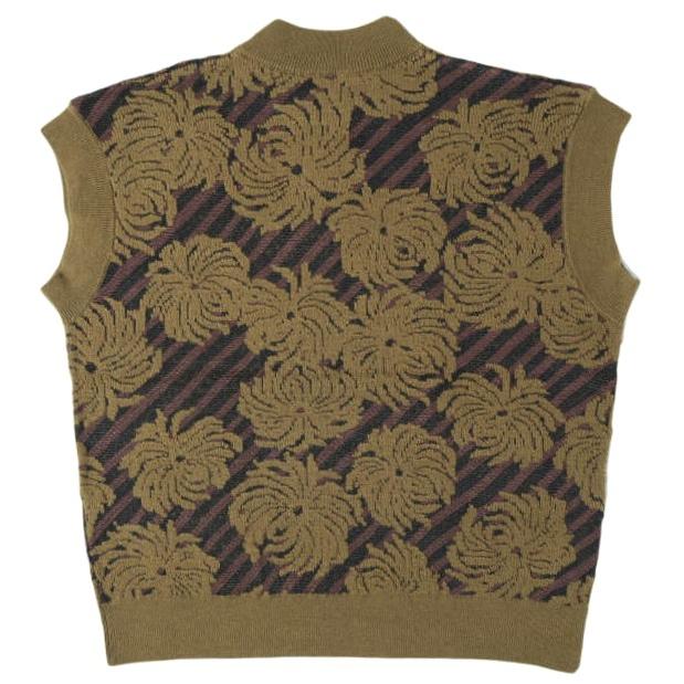 新品 DRIES VAN NOTEN ドリスヴァンノッテン 25AW TEPIC 2731 W.K.SWEATER ジャガードニットベスト 252-011238-2731-606 S 定価112,200円 |  | 01