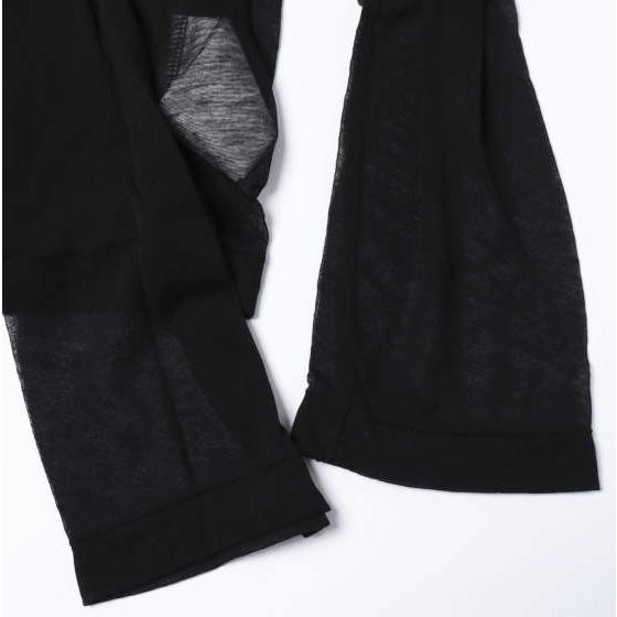 新品 SEEALL シーオール 25AW SHEER LAYERED POLO シアーレイヤードポロ SAW51 TS901 MM-006 M BLACK 長袖 定価35,200円 セットトップス |  | 05