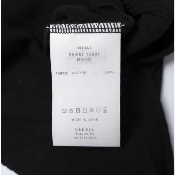 新品 SEEALL シーオール 25AW SHEER LAYERED POLO シアーレイヤードポロ SAW51 TS901 MM-006 S BLACK 長袖 定価35,200円 セットトップス |  | 09