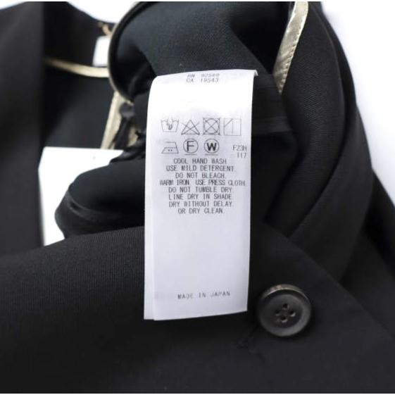 新品 BEIGE, ベイジ, オンワード樫山 23AW 日本製 LUIZA ノーカラージャケット JKCWSA0706 6(L) BLACK Decade 定価48,400円 1B テーラード |  | 08