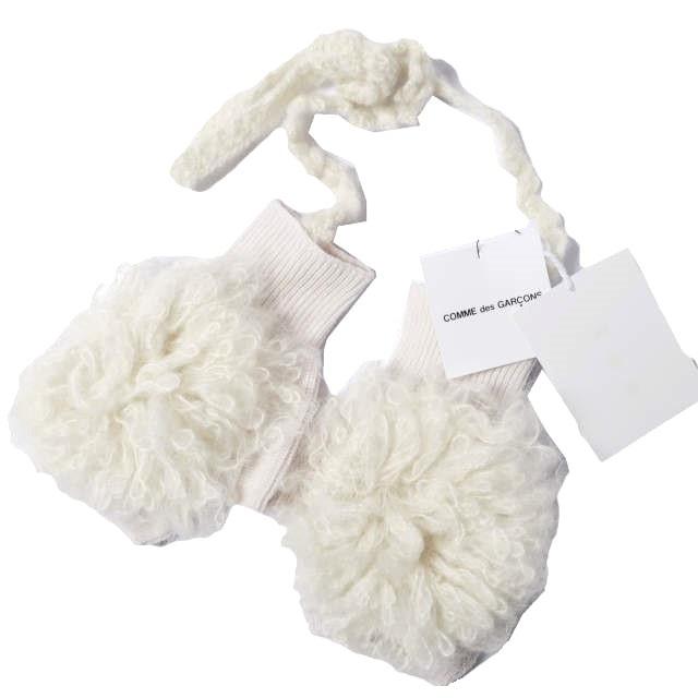 新品 tao COMME des GARCONS x BATONER タオ コムデギャルソン バトナー 25AW 別注 ウールニットグローブ 手袋 TP-N004-051 OFF WHITE | 