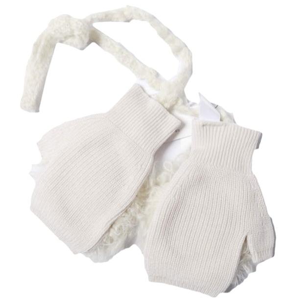 新品 tao COMME des GARCONS x BATONER タオ コムデギャルソン バトナー 25AW 別注 ウールニットグローブ 手袋 TP-N004-051 OFF WHITE |  | 01