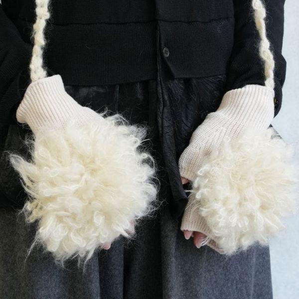 新品 tao COMME des GARCONS x BATONER タオ コムデギャルソン バトナー 25AW 別注 ウールニットグローブ 手袋 TP-N004-051 OFF WHITE |  | 02