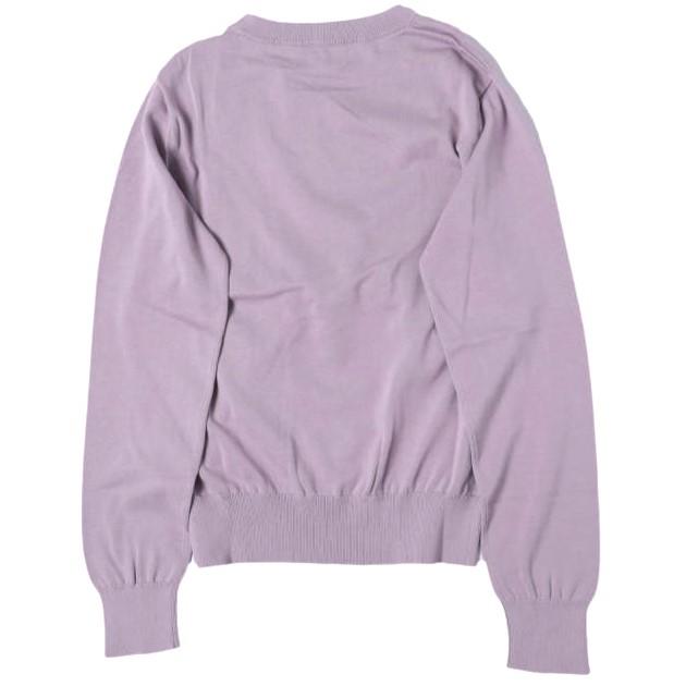 新品 HYKE ハイク 25SS CREW NECK SWEATER レイヤードデザイン クルーネックセーター 251 - 11388 1(S) LIGHT PURPLE 定価33,000円 ニット |  | 01