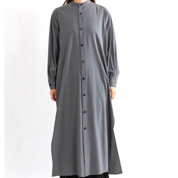 新品 HYKE ハイク 25AW 日本製 MAXI SHIRT DRESS マキシシャツドレス 252 - 16244 1(S) CHARCOAL 定価41,800円 ワンピース トップス g27171 |  | 02