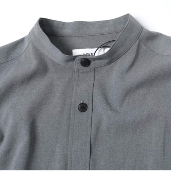 新品 HYKE ハイク 25AW 日本製 MAXI SHIRT DRESS マキシシャツドレス 252 - 16244 1(S) CHARCOAL 定価41,800円 ワンピース トップス g27171 |  | 05