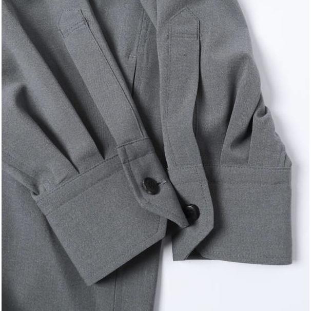 新品 HYKE ハイク 25AW 日本製 MAXI SHIRT DRESS マキシシャツドレス 252 - 16244 1(S) CHARCOAL 定価41,800円 ワンピース トップス g27171 |  | 06