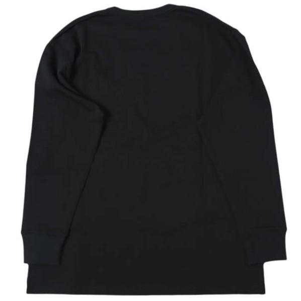 新品 beautiful people ビューティフルピープル 24AW suvin compact jersey typography long T ロングスリーブTシャツ 1445310044 36 BLACK |  | 01
