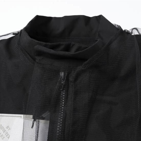 新品 phenix x Chika Kisada フェニックス チカキサダ 25AW JACKET TYPE P-010 チュール付き 3レイヤー フィッシュテールパーカー 3 BLACK |  | 04