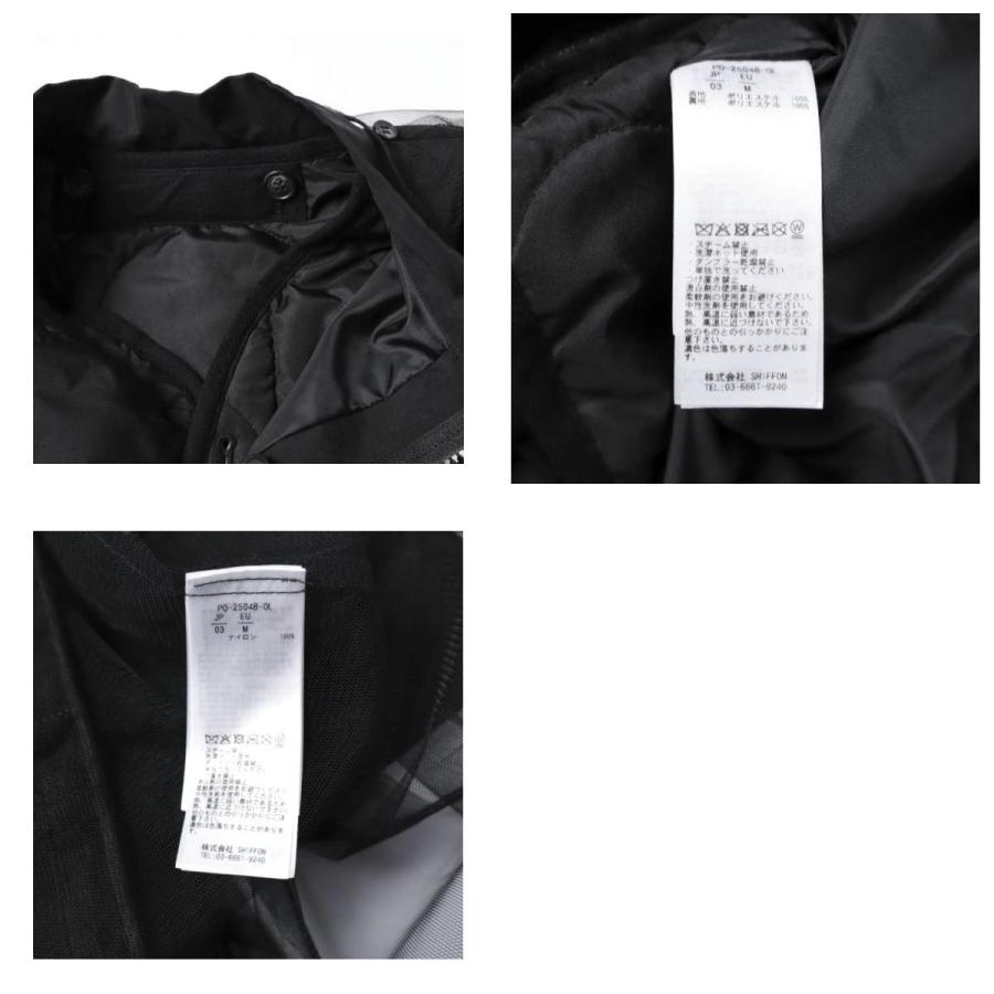 新品 phenix x Chika Kisada フェニックス チカキサダ 25AW JACKET TYPE P-010 チュール付き 3レイヤー フィッシュテールパーカー 3 BLACK |  | 09