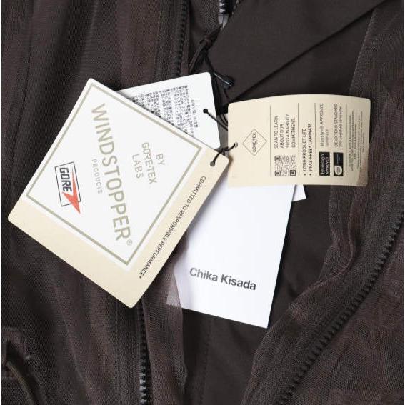 新品 phenix x Chika Kisada フェニックス チカキサダ 25AW JACKET TYPE P-010 チュール付き 3レイヤー フィッシュテールパーカー 3 BROWN |  | 04