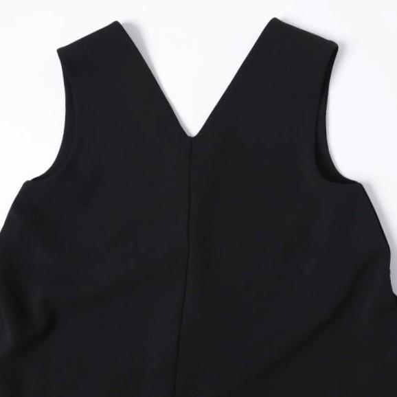 新品 COGTHEBIGSMOKE コグザビッグスモーク 25SS HANNA JUMPSUIT リンクルジャージーVネックフレアジャンプスーツ 12702-212-814-1 1 BLACK |  | 05