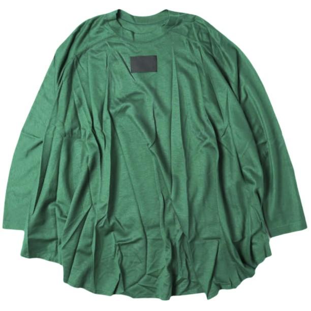 新品 COGTHEBIGSMOKE コグザビッグスモーク 24SS ABBY TOP ECO VISCOSE JERSEY バックフレア ロングスリーブTシャツ 10102-135-105-1 1 GRN |  | 01