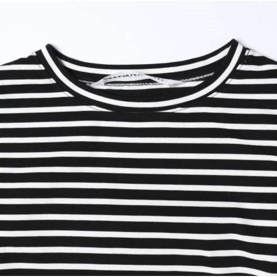 新品 COGTHEBIGSMOKE コグザビッグスモーク 24AW KAMILA WIDE SLEEVE T-SHIRT ワイドスリーブ ボーダーTシャツ 11101-182-1128-1 1 BLACK |  | 04