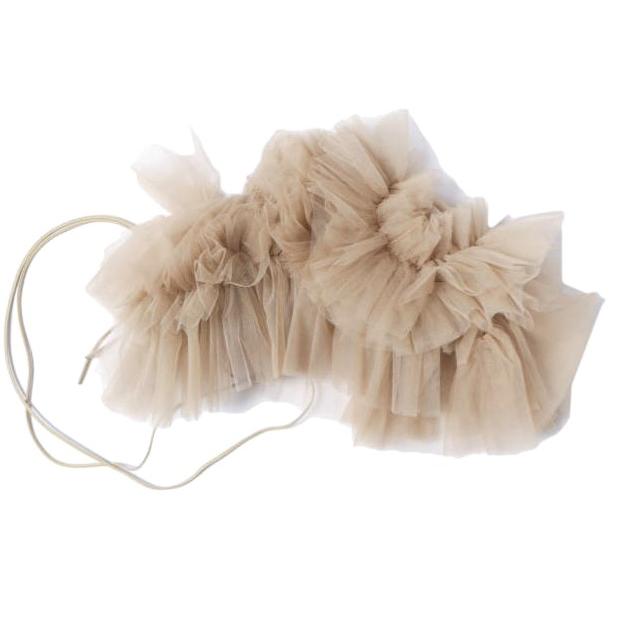 新品 MARGE マージ 24AW 日本製 tulle decorative collar チュール 付け襟 1008-0108-376 BEIGE 定価38,500円 g27196 |  | 01