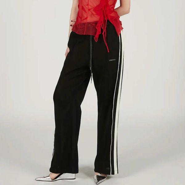 新品 PRANK PROJECT プランクプロジェクト 25SS Mesh Combi Line Pants メッシュコンビラインパンツ 31251465907 36 BLACK イージー |  | 02