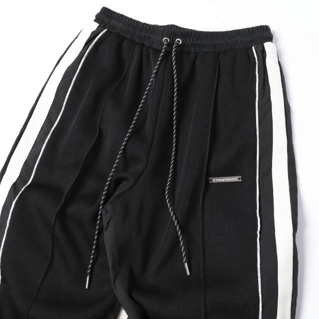 新品 PRANK PROJECT プランクプロジェクト 25SS Mesh Combi Line Pants メッシュコンビラインパンツ 31251465907 36 BLACK イージー |  | 04