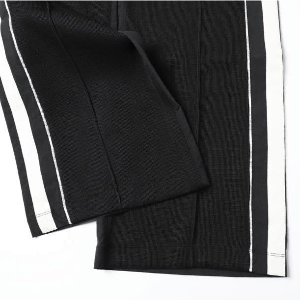 新品 PRANK PROJECT プランクプロジェクト 25SS Mesh Combi Line Pants メッシュコンビラインパンツ 31251465907 36 BLACK イージー |  | 08