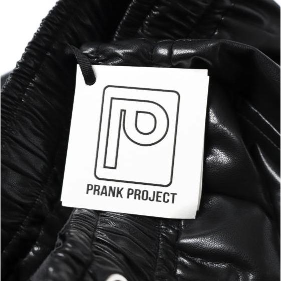 新品 PRANK PROJECT プランクプロジェクト 23AW Synthetic Leather Voluminous Wide Pants フェイクレザーボリュームワイドパンツ 34 BLACK |  | 03