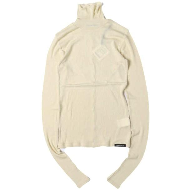 新品 PRANK PROJECT プランクプロジェクト 25AW Pure Merino Wool Turtleneck Top ピュアメリノウールタートルトップ 31252415102 IVORY | 