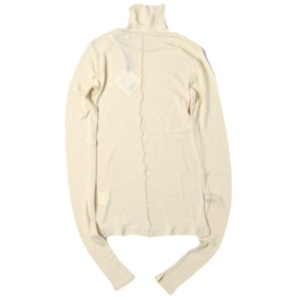 新品 PRANK PROJECT プランクプロジェクト 25AW Pure Merino Wool Turtleneck Top ピュアメリノウールタートルトップ 31252415102 IVORY |  | 01