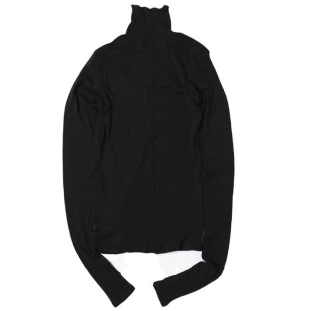 新品 PRANK PROJECT プランクプロジェクト 25AW Pure Merino Wool Turtleneck Top ピュアメリノウールタートルトップ 31252415102 BLACK |  | 01