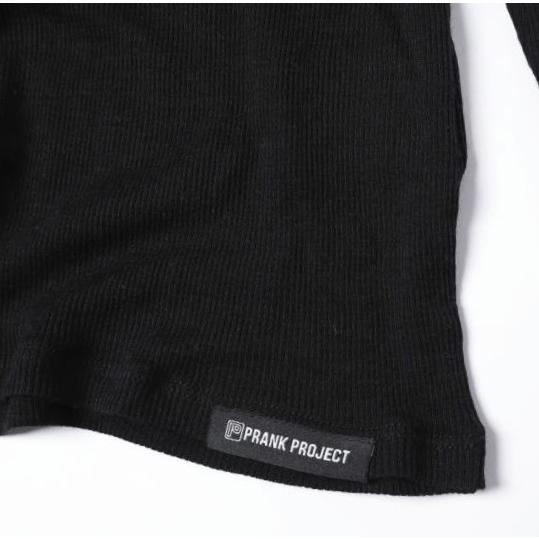 新品 PRANK PROJECT プランクプロジェクト 25AW Pure Merino Wool Turtleneck Top ピュアメリノウールタートルトップ 31252415102 BLACK |  | 07