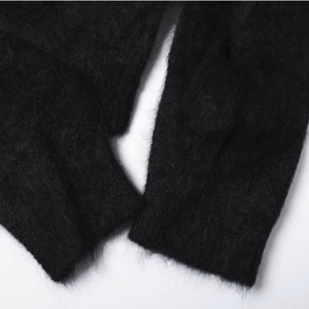 新品 PRANK PROJECT プランクプロジェクト 25AW Alpaca Blend 2-Way Hoodie アルパカブレンド2WAYフーディ 31252365612 Free BLACK ニット |  | 07