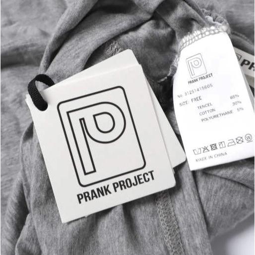 新品 PRANK PROJECT プランクプロジェクト 25SS One Shoulder Layered Top ワンショルレイヤードトップ 31251415605 GRAY カットソー 3P |  | 03