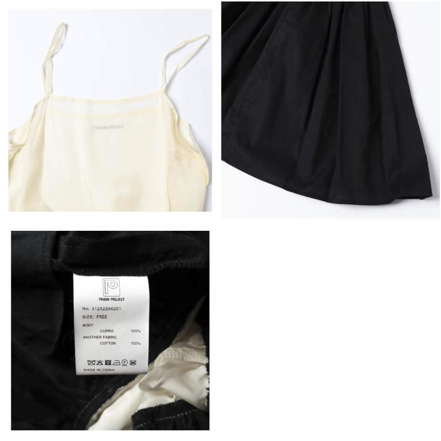 新品 PRANK PROJECT プランクプロジェクト 25AW Pleated Dress プリーツドレス 31252266201 IVORY ノースリーブ レイヤード ワンピース |  | 09