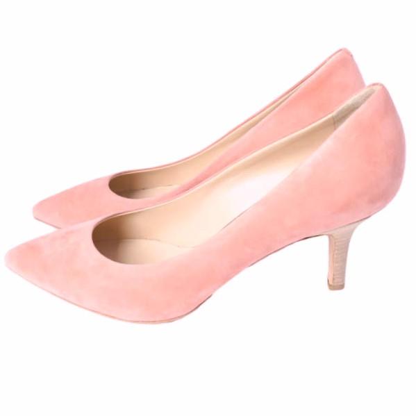 新品 PELLICO ペリーコ イタリア製 2153 ANDREA 65SC スエードポインテッドトゥヒールパンプス 37(24cm) PINK 定価50,600円 シューズ |  | 01