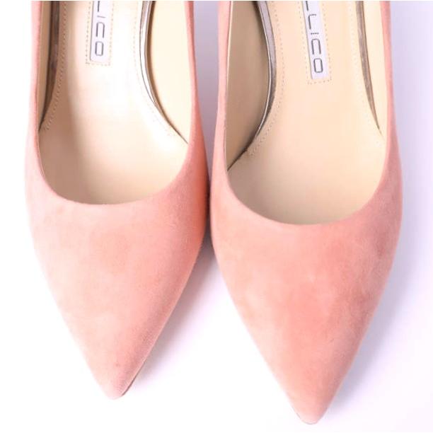 新品 PELLICO ペリーコ イタリア製 2153 ANDREA 65SC スエードポインテッドトゥヒールパンプス 37(24cm) PINK 定価50,600円 シューズ |  | 04