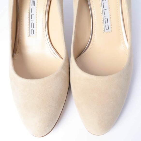 新品 PELLICO ペリーコ イタリア製 2159 TAXI 65SCC スエードアーモンドトゥヒールパンプス 34 1/2(21.5cm) BEIGE 定価50,600円 シューズ |  | 04