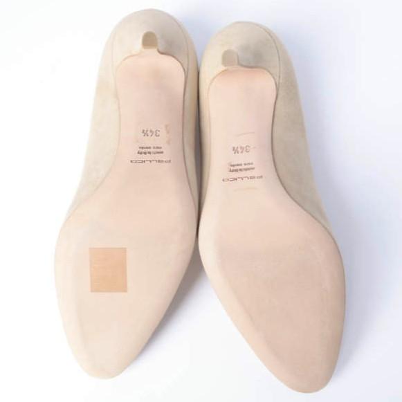 新品 PELLICO ペリーコ イタリア製 2159 TAXI 65SCC スエードアーモンドトゥヒールパンプス 34 1/2(21.5cm) BEIGE 定価50,600円 シューズ |  | 07
