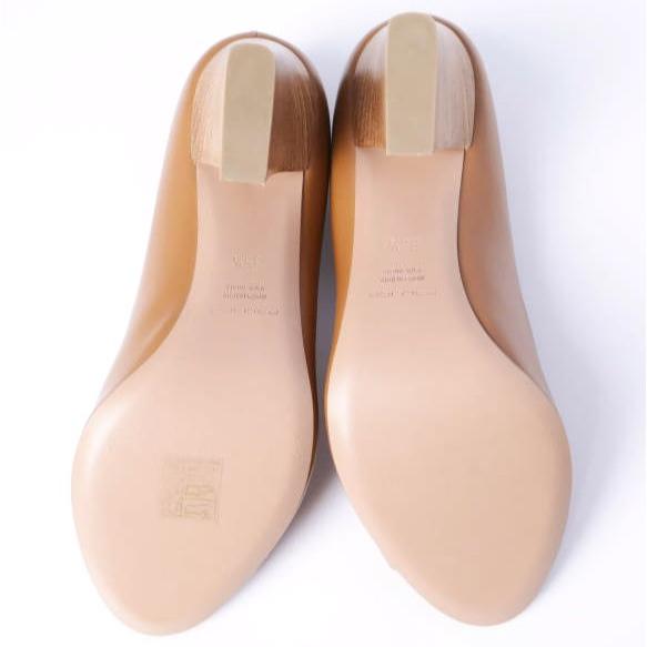 新品 PELLICO ペリーコ イタリア製 6005 MAIA 80 SA チャンキーヒール オープントゥパンプス 36(23cm) CAMEL 定価52,800円 8cmヒール |  | 07