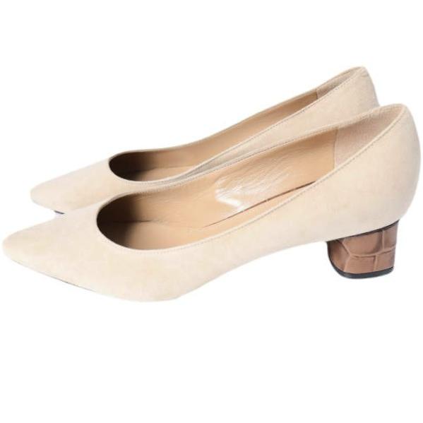 新品 PELLICO ペリーコ 2751 NEBI 35 SC 3.5cmヒール ソフトポインテッドトゥスエードパンプス 35 1/2(22.5cm) BEIGE 定価52,800円 |  | 01