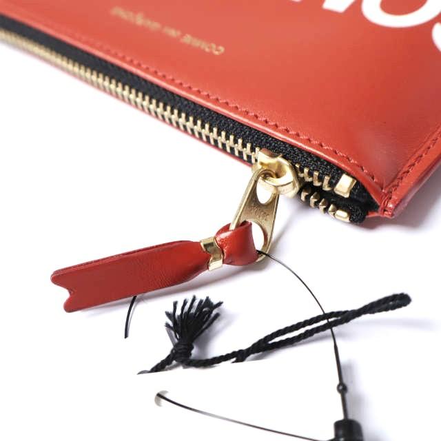 新品 Wallet COMME des GARCONS ウォレット コムデギャルソン HUGE LOGO ヒュージロゴ ポーチ 8Z-T081-051 SA8100HL RED コインケース 財布 |  | 05