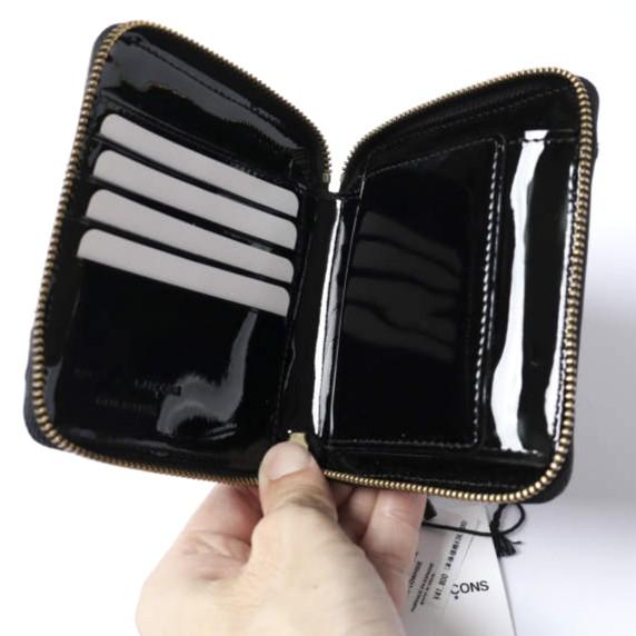 新品 Wallet COMME des GARCONS ウォレット コムデギャルソン REVERSED HEM リバースドヘム 二つ折り財布 8Z-R121-051 / SA2100RH BLACK |  | 04