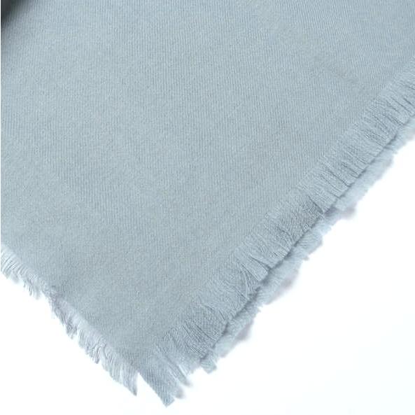 新品 THROW スロー 日本製 HANNAH ライトリネンウールカシミヤストール TH212-S01 BLUE 定価28,600円 g27237 |  | 06