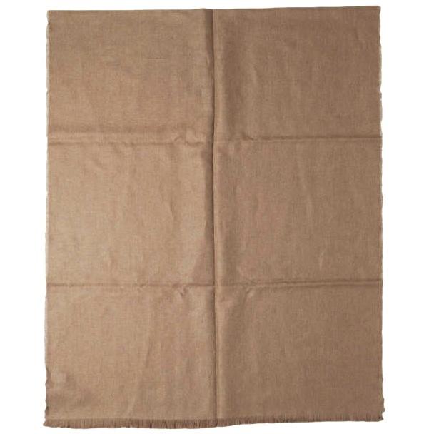 新品 THROW スロー 日本製 HANNAH ライトリネンウールカシミヤストール TH212-S01 BROWN 定価28,600円 g27240 |  | 01