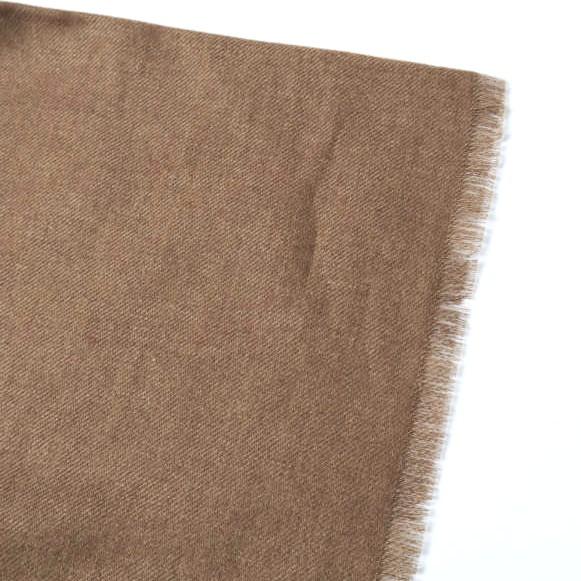 新品 THROW スロー 日本製 HANNAH ライトリネンウールカシミヤストール TH212-S01 BROWN 定価28,600円 g27240 |  | 05