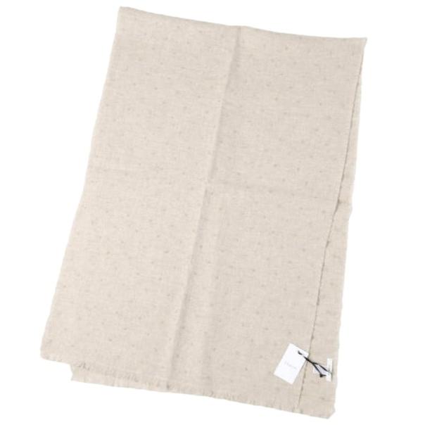 新品 THROW スロー 日本製 ELENA W/C Boucle Dot ブークレドットストール TH212-S13 BEIGE 定価36,300円 マフラー g27241 | 