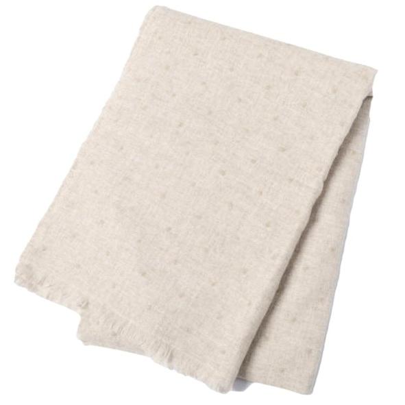 新品 THROW スロー 日本製 ELENA W/C Boucle Dot ブークレドットストール TH212-S13 BEIGE 定価36,300円 マフラー g27242 |  | 01