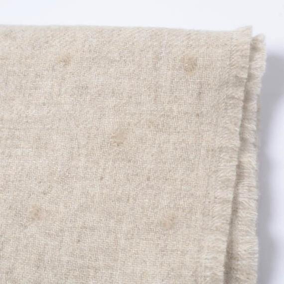 新品 THROW スロー 日本製 ELENA W/C Boucle Dot ブークレドットストール TH212-S13 BEIGE 定価36,300円 マフラー g27242 |  | 06