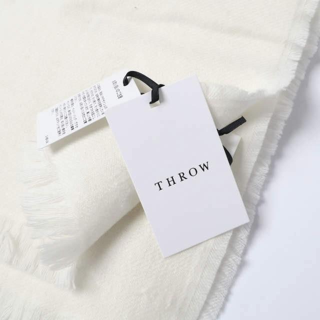 新品 THROW スロー 日本製 ELENA W/C Boucle Dot ブークレドットストール TH212-S13 WHITE 定価36,300円 マフラー g27243 |  | 03