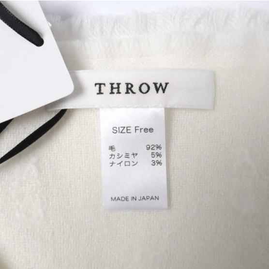 新品 THROW スロー 日本製 ELENA W/C Boucle Dot ブークレドットストール TH212-S13 WHITE 定価36,300円 マフラー g27243 |  | 04