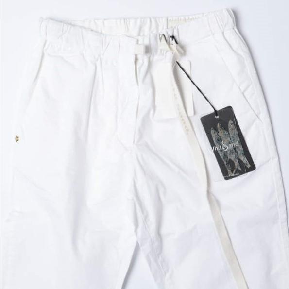 新品 WHITESAND ホワイトサンド 22SS イタリア製 ベルテッドテーパードイージーパンツ 22SD61 38 WHITE 定価25,300円 ボトムス g27251 |  | 03