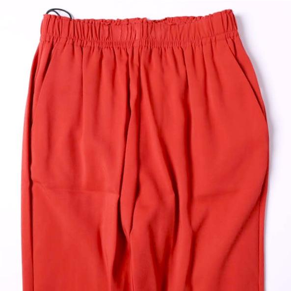 新品 forte_forte フォルテ フォルテ イタリア製 10660 my pants レーヨンテーパードイージーパンツ 871-81517 1(M) RED 定価69,300円 |  | 03