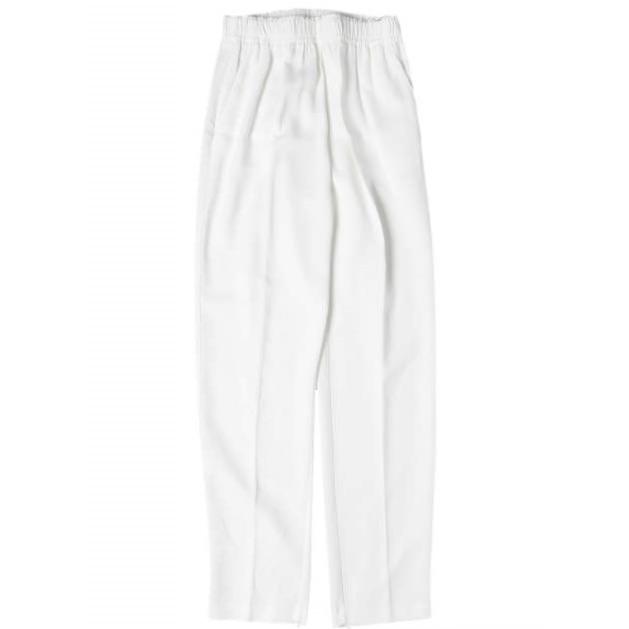 新品 forte_forte フォルテ フォルテ イタリア製 10660 my pants レーヨンテーパードイージーパンツ 871-81517 1(M) WHITE 定価69,300円 | 